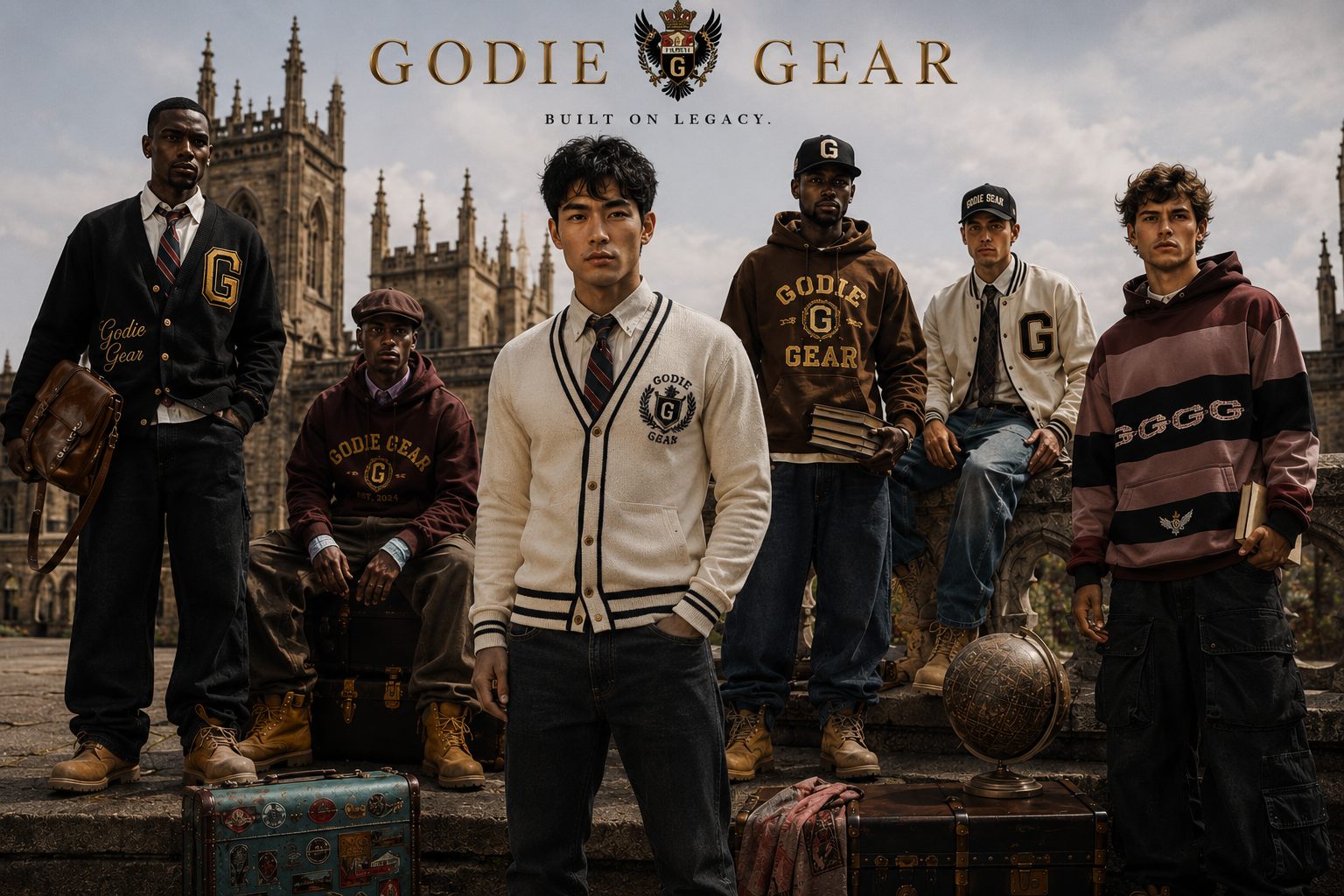 GODIE GEAR Varsity Collection — Built on Legacy campaign banner